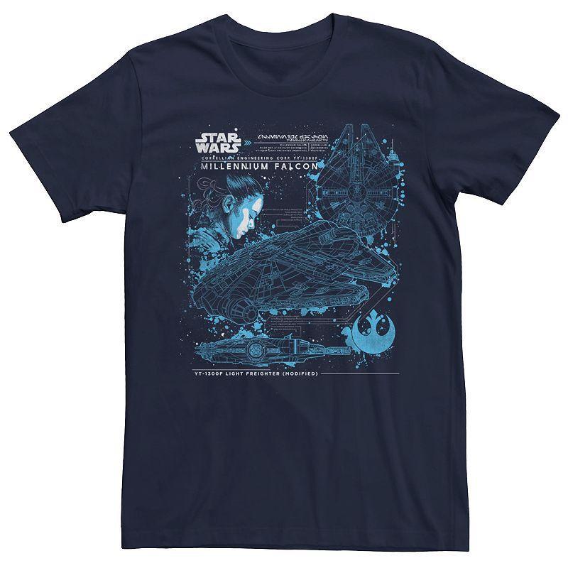 Mens Star Wars Rey Millennium Falcon Tee Product Image