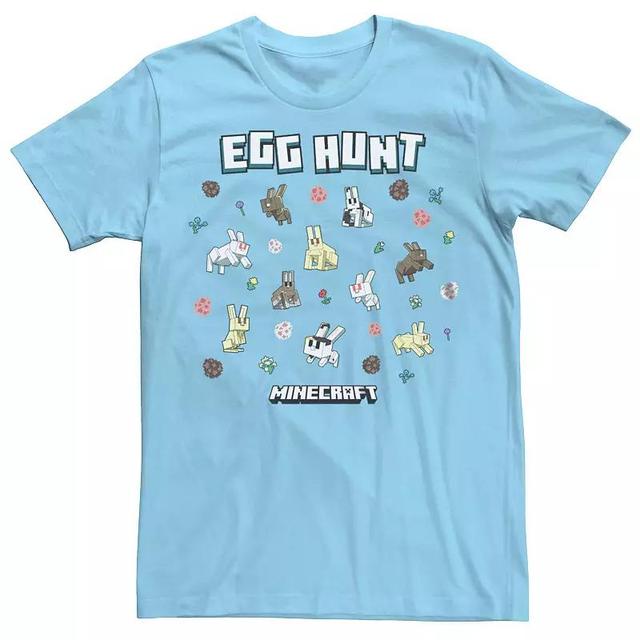 Mens Minecraft Easter Egg Hunt Rabbit Graphic Tee Product Image