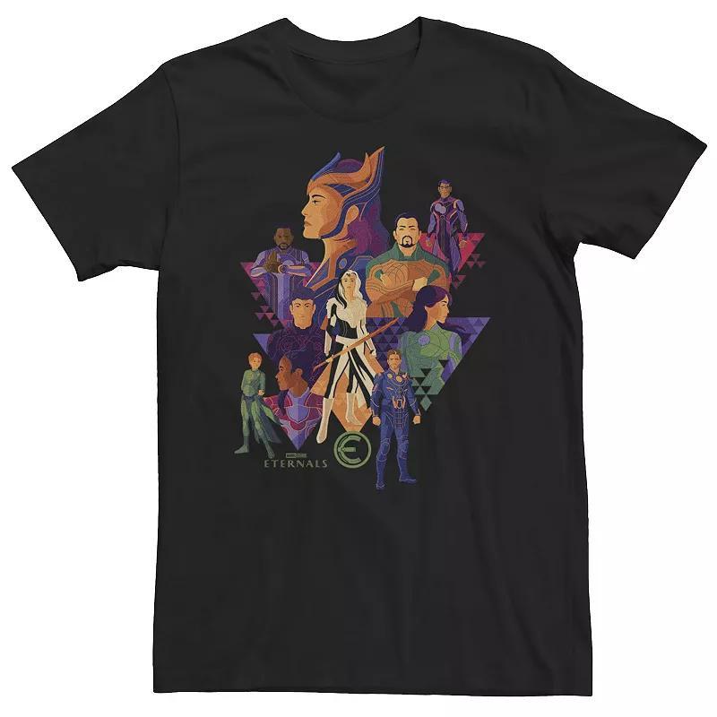 Big & Tall Dungeons & Dragons Heart Fill Tee, Mens Black Product Image