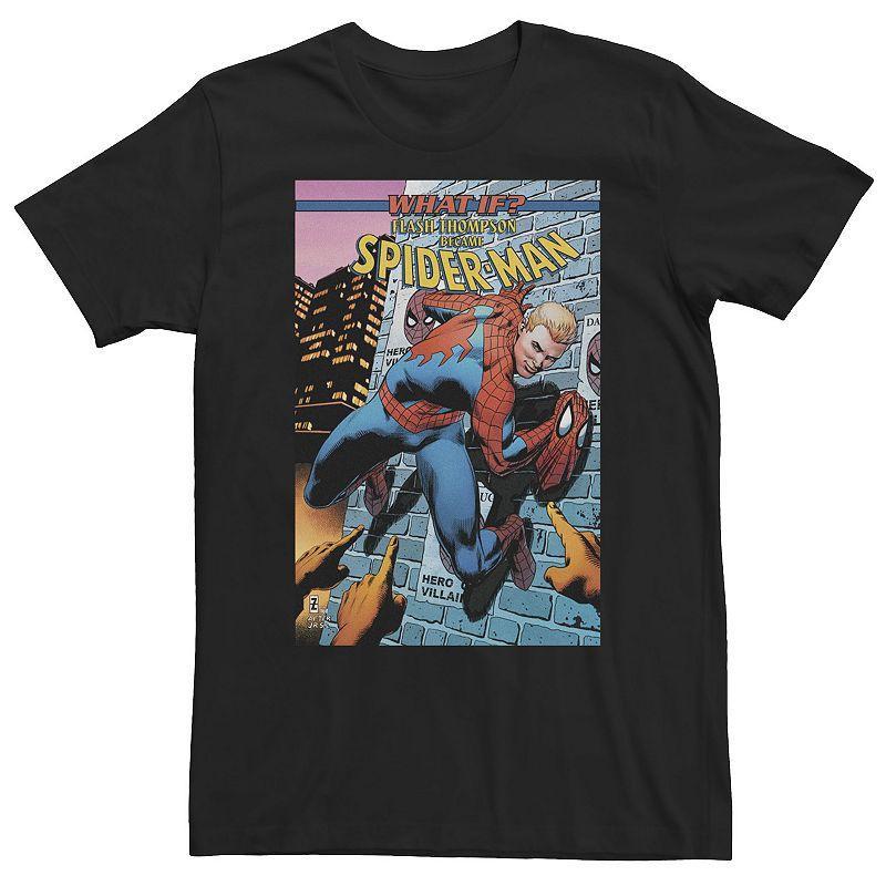 Big & Tall Marvel Thor What If? Raised By Frost Giants Comic Cover Tee, Mens Product Image