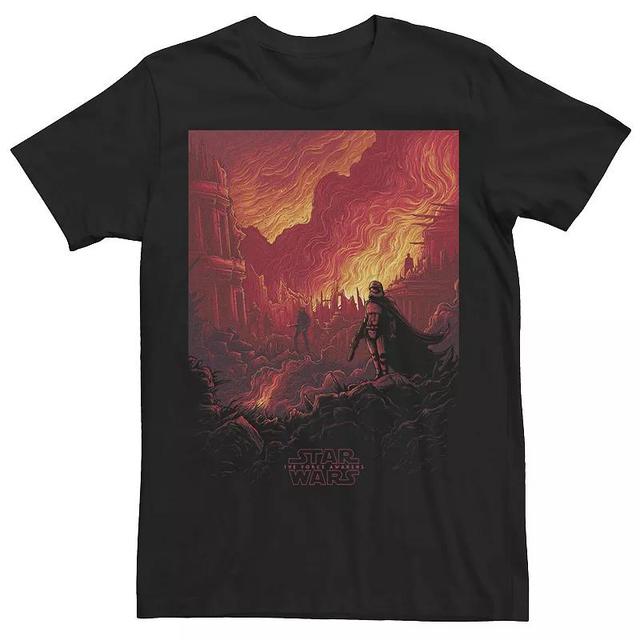 Mens Star Wars The Force Awakens Red Hue Poster Tee Product Image