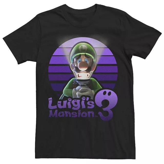 Mens Luigis Mansion 3 Luigi Purple Portrait Tee Product Image