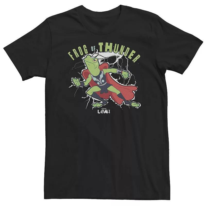 Big & Tall Marvel Loki Frog Of Thunder Animated Portrait Tee, Mens Product Image