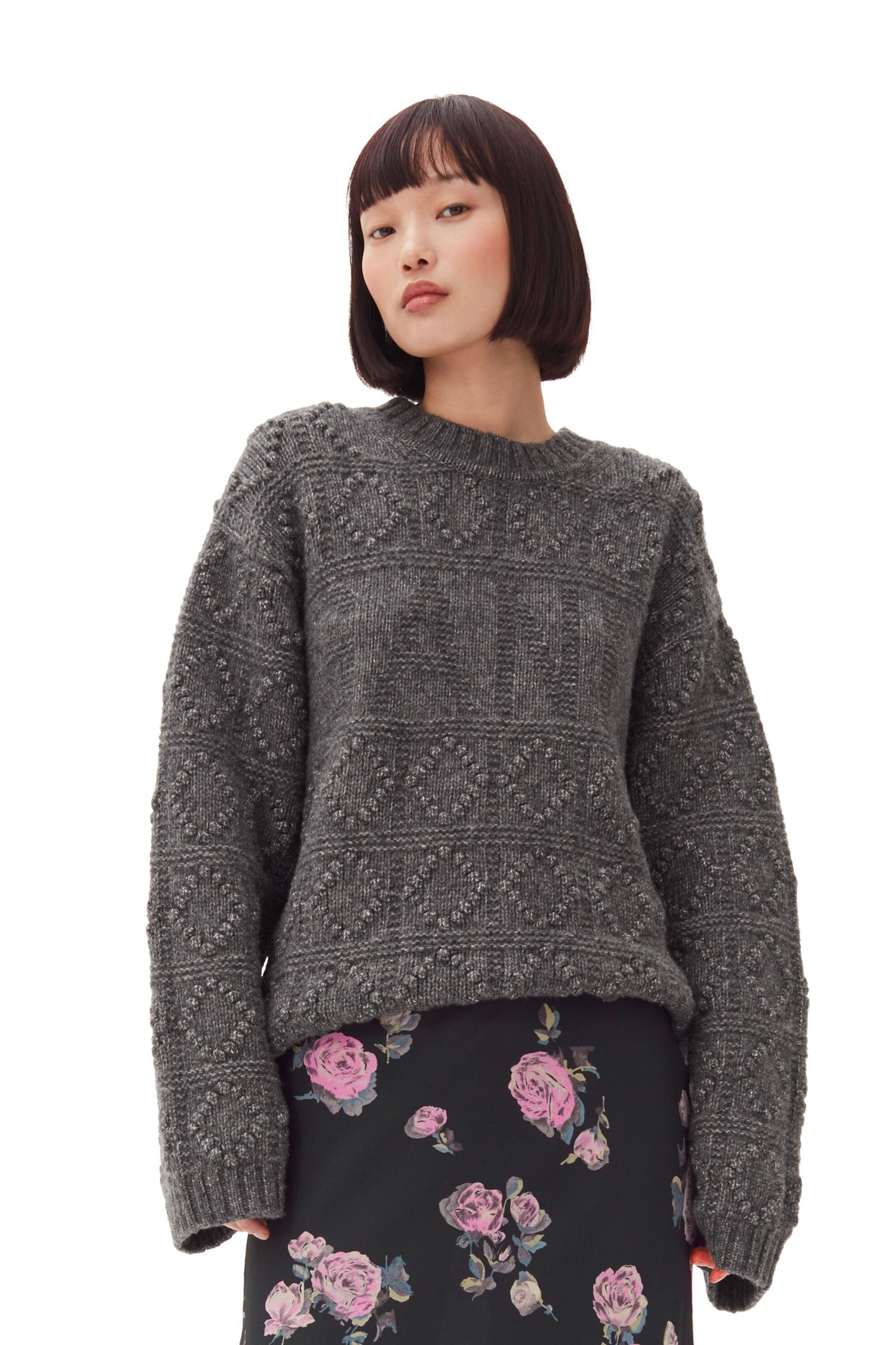 Grey Bubble Sweater Product Image