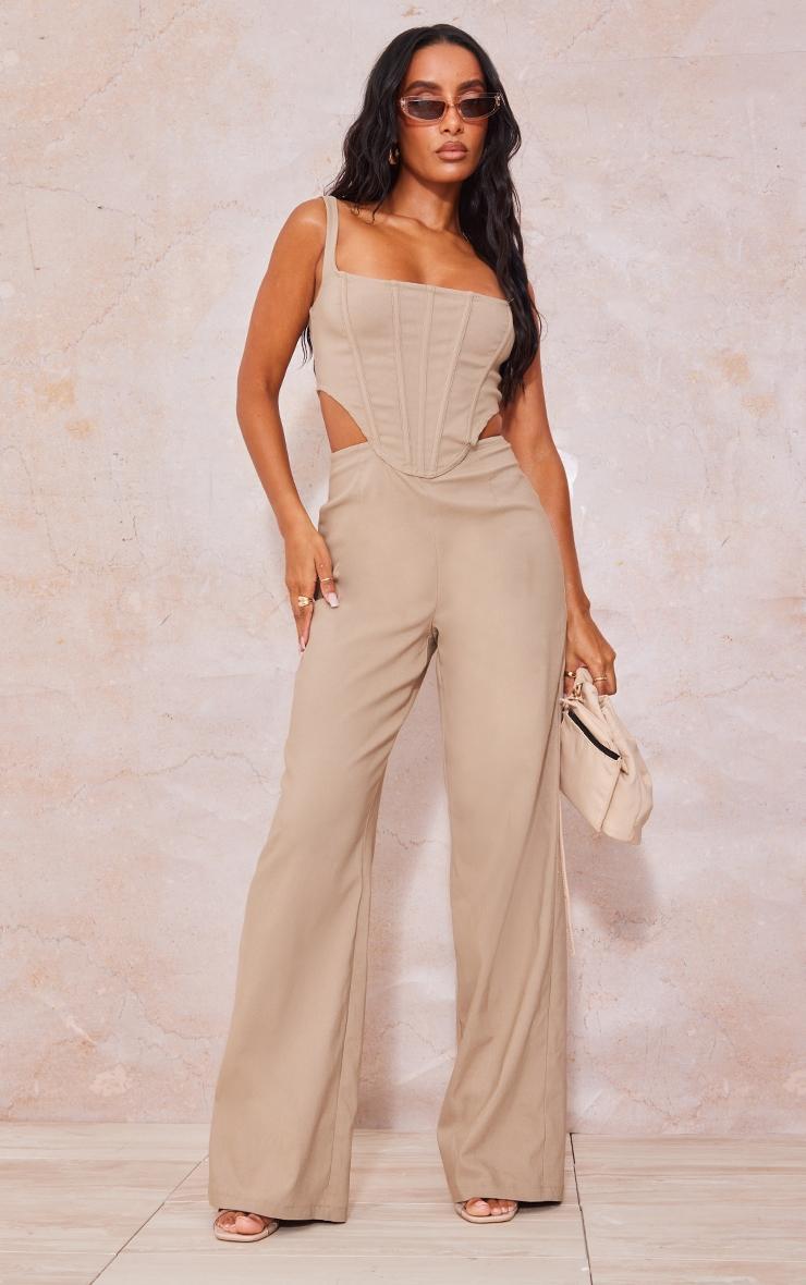 Stone Corset Cut Out Jumpsuit Product Image