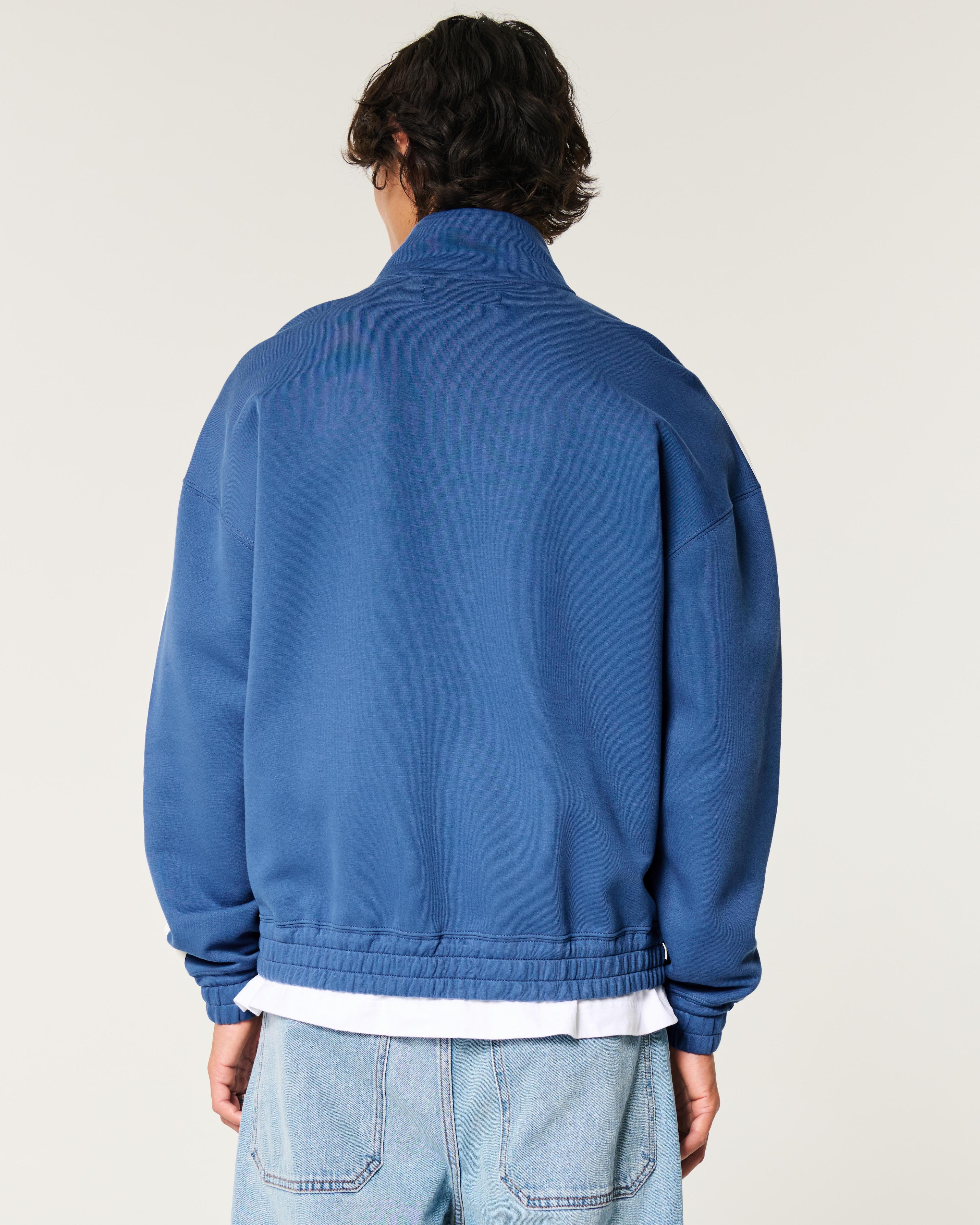 Boxy Fleece Track Jacket Product Image