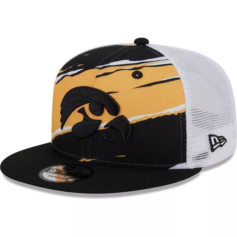 Mens New Era Iowa Hawkeyes Tear Trucker 9FIFTY Snapback Hat Product Image