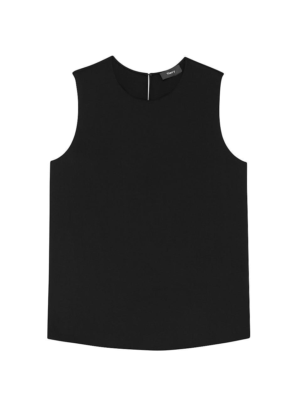 Womens Sleeveless Silk Top Product Image