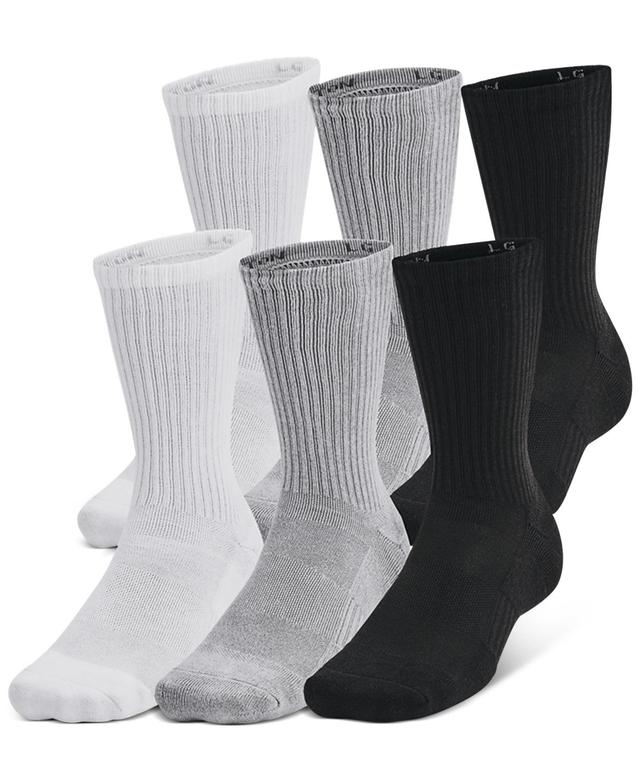 Under Armour 6-Pack Training Cotton Crew Socks, Womens Product Image