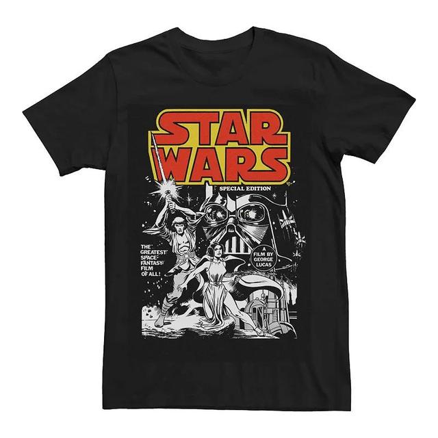 Mens Star Wars Vintage And White Cover Graphic Tee Product Image