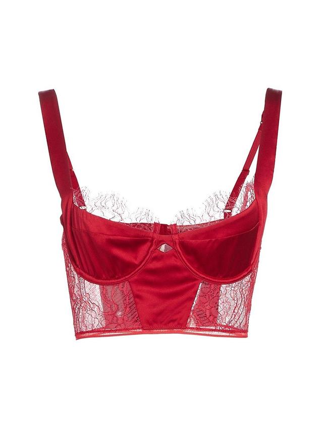 Womens Camaret Lace Underwire Longline Bra Product Image