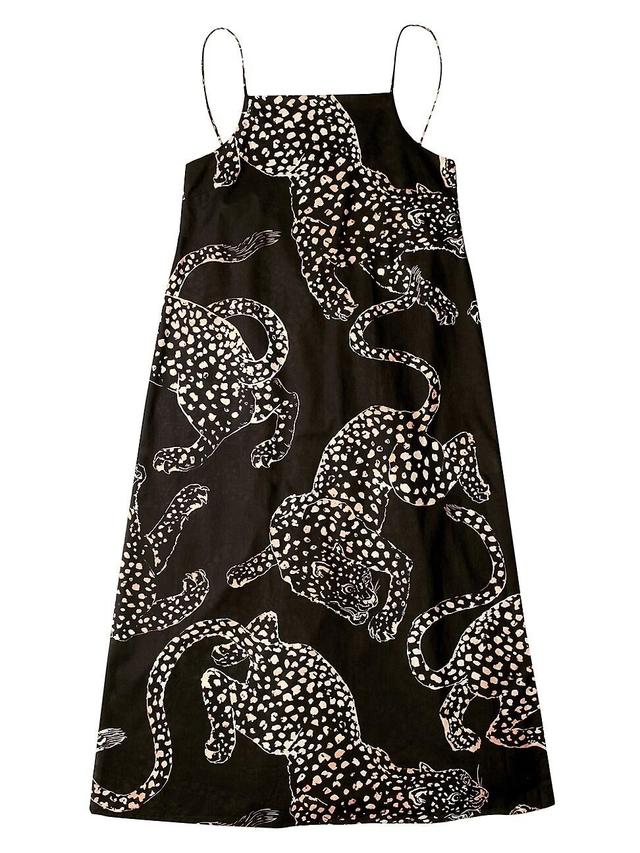 Womens Jag-Print Cotton Nightie Product Image