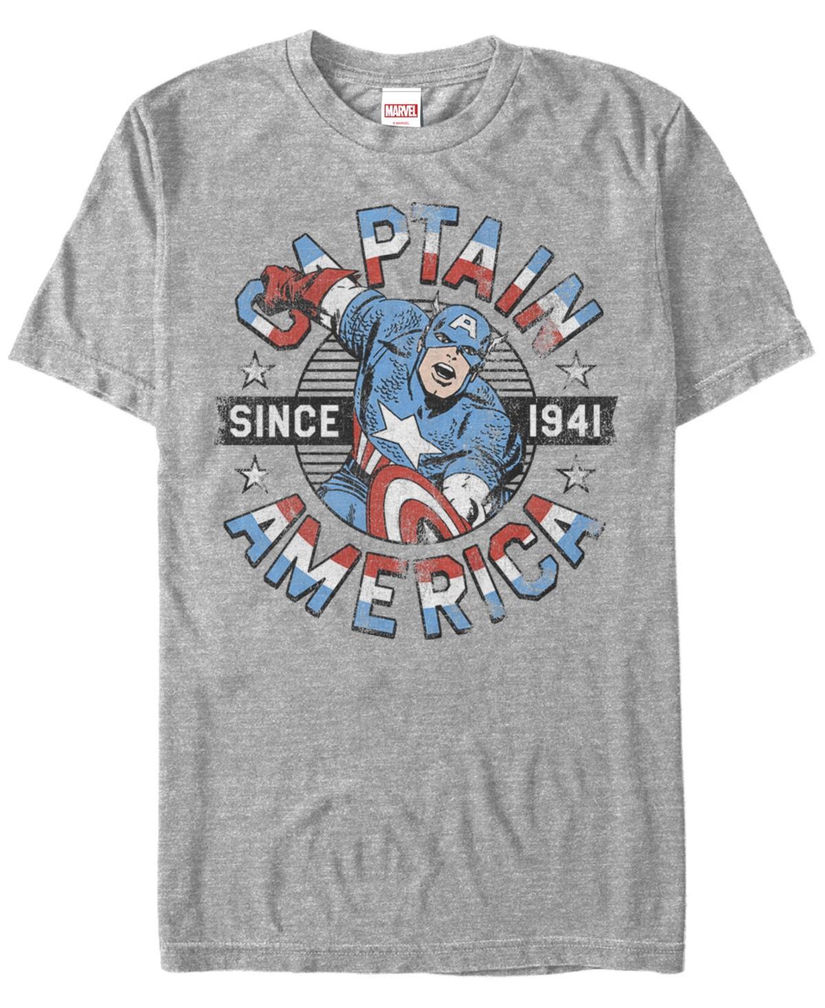 Marvel Mens Comic Collection Captain America Since 1941 Short Sleeve T-Shirt Product Image