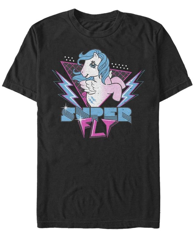 My Little Pony Mens Super Fly Pony Graphic T-Shirt, Black, Medium Product Image