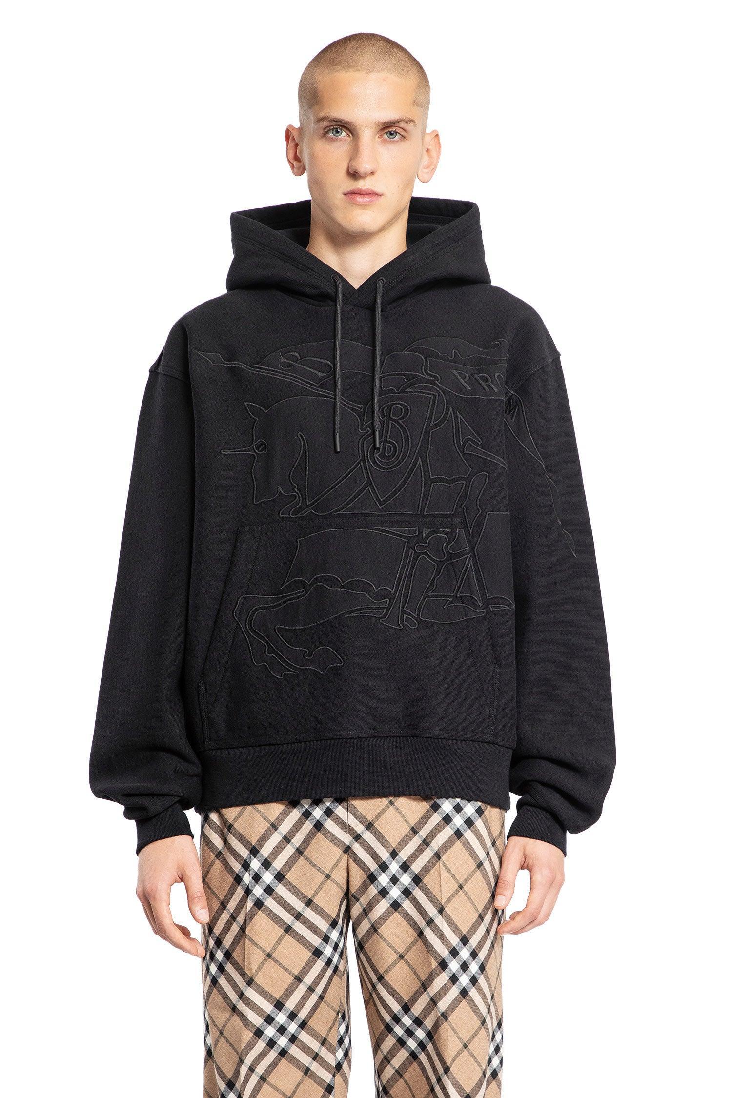 Man Black Sweatshirts Product Image