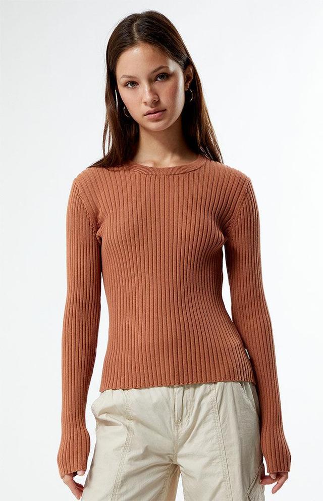 Rhythm Womens Classic Knit Long Sleeve Top Product Image