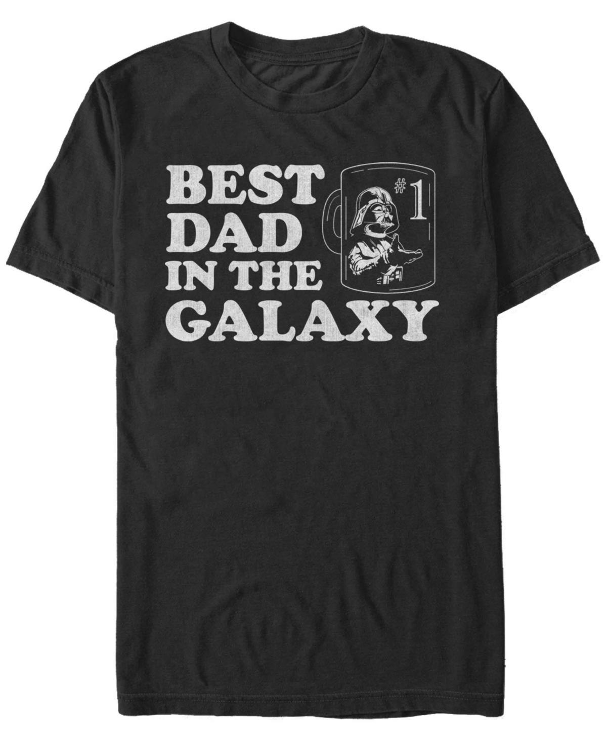 Mens Star Wars Darth Vader Best Dad In The Galaxy Coffee Mug Short Sleeve Tee Product Image