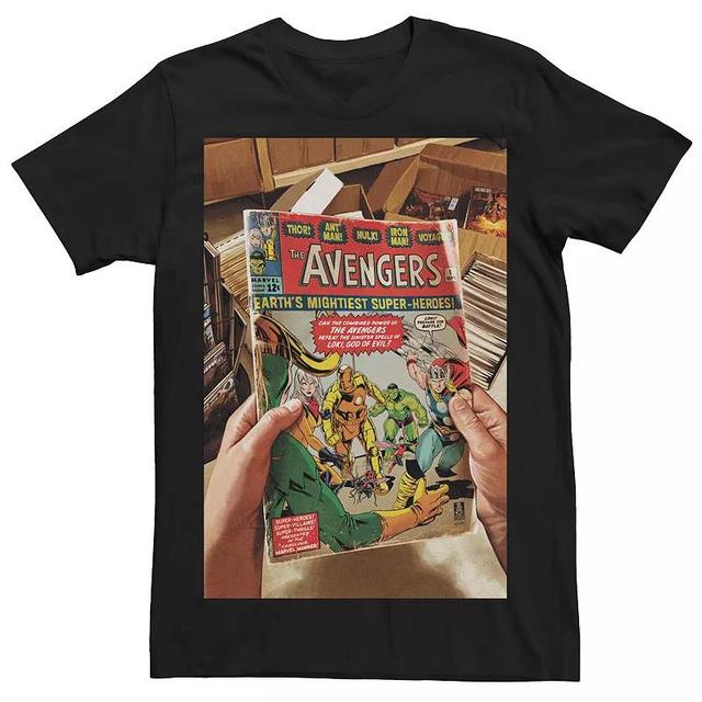 Mens Marvel Retro Avengers Comic Cover Tee Product Image