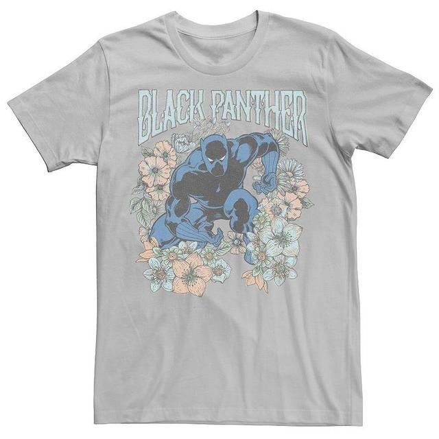 Mens Marvel Black Panther Wakanda Flowers Spring Pounce Tee Product Image