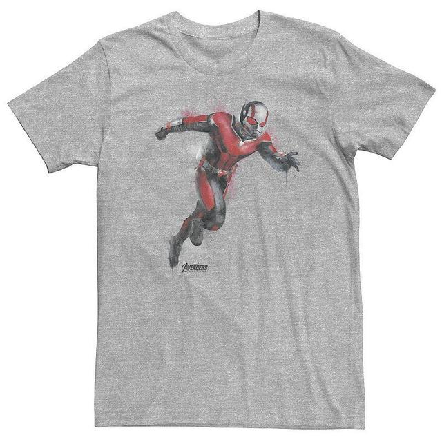 Big & Tall Marvel Avengers Endgame Ant-Man Spray Paint Tee, Mens, Size: 3XL, Med Grey Product Image