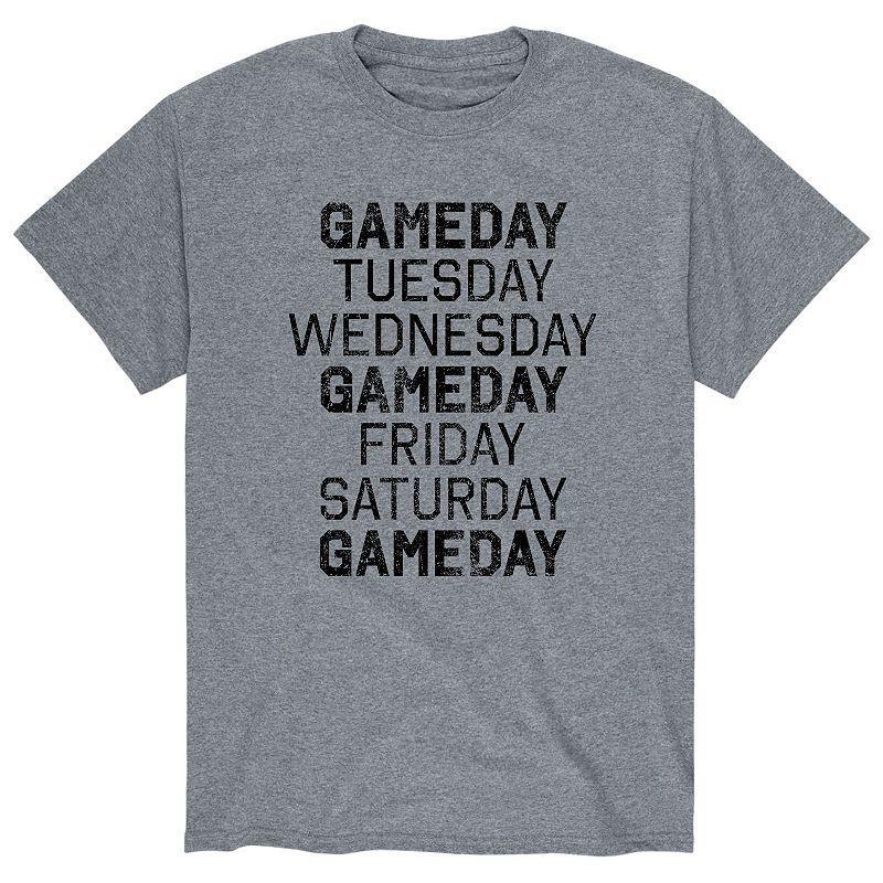 Mens Gameday Week Tee Athletic Grey Product Image