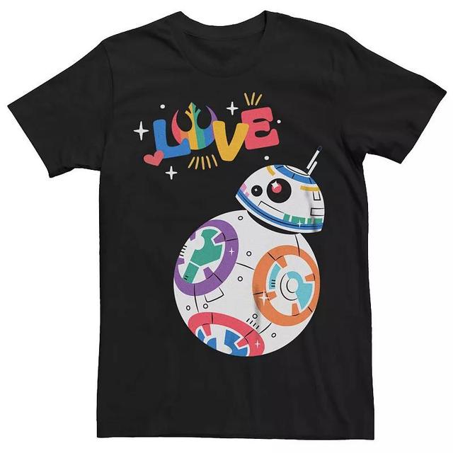 Mens Star Wars Pride BB-8 Love Graphic Tee Product Image