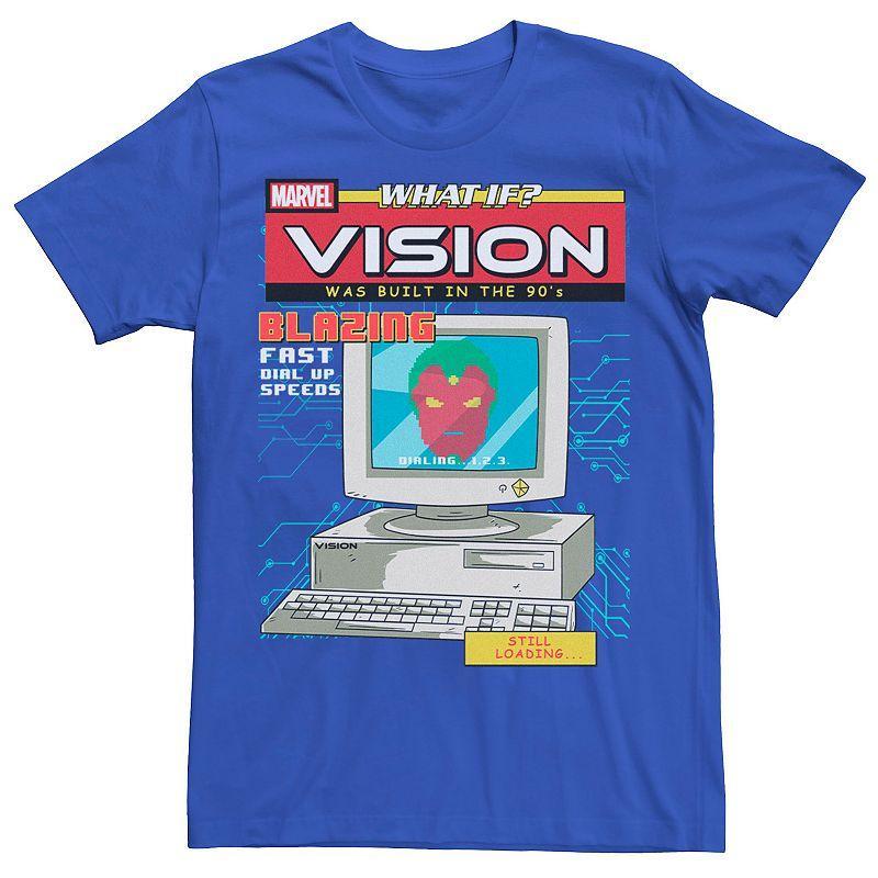 Mens Marvel What If? Vision Was Built In The 90s Comic Cover Graphic Tee Product Image