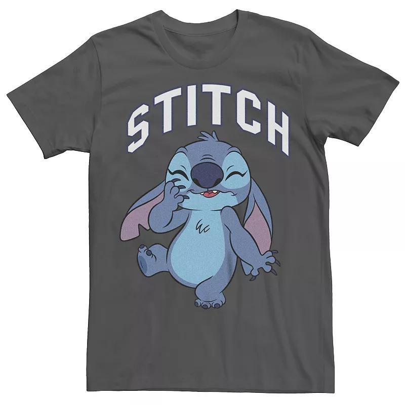 Disneys Lilo & Stitch Mens Embarrassed Tee Grey Product Image