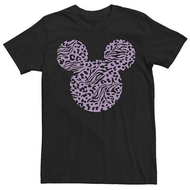 Disneys Mickey And Friends Mickey Tiger Cheetah Mashup Fill Mens Tee Product Image