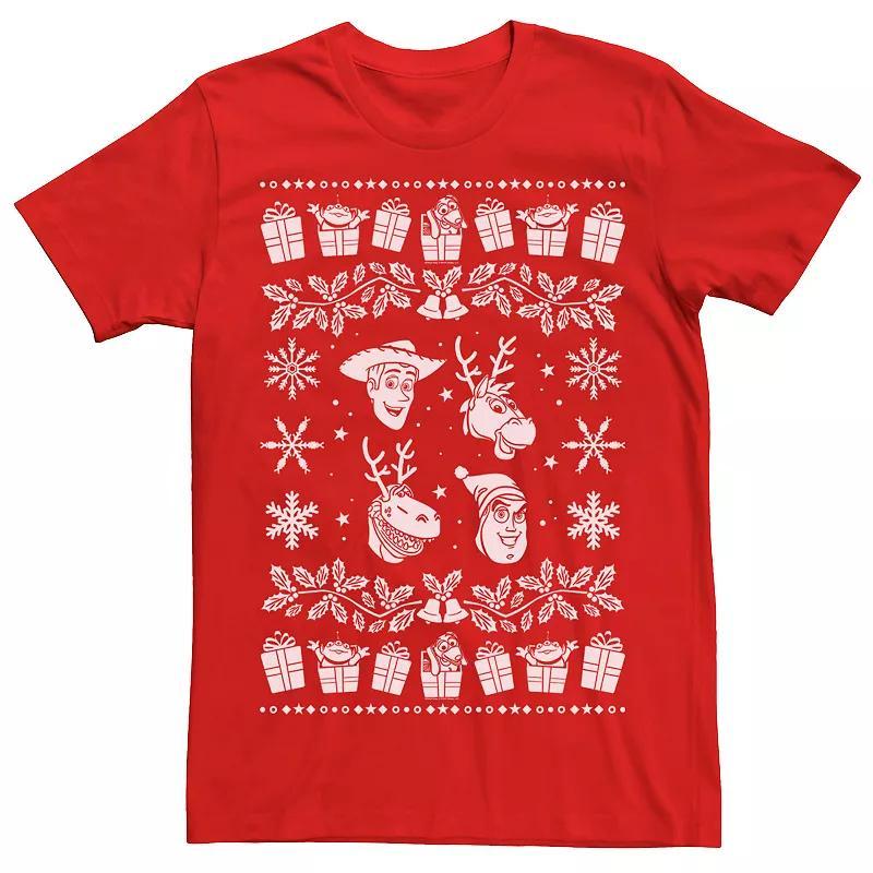 Disney Pixars Toy Story Mens Festive Toys Graphic Tee Product Image