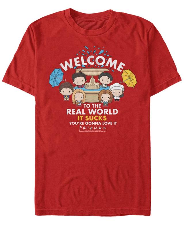 Mens Friends Chibi The Real World Sucks Tee Product Image