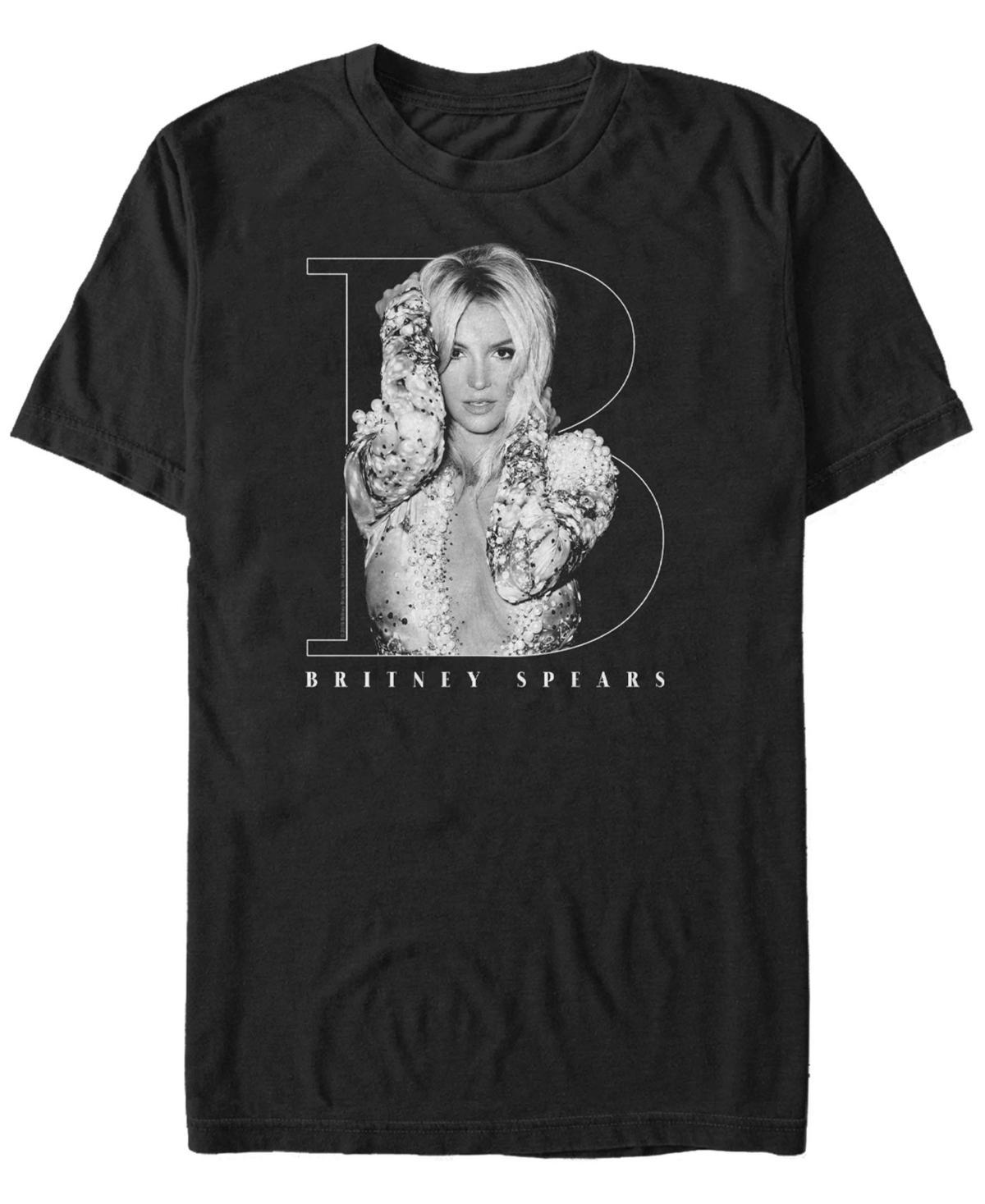 Mens Britney Spears Portrait Logo Fill Tee Product Image