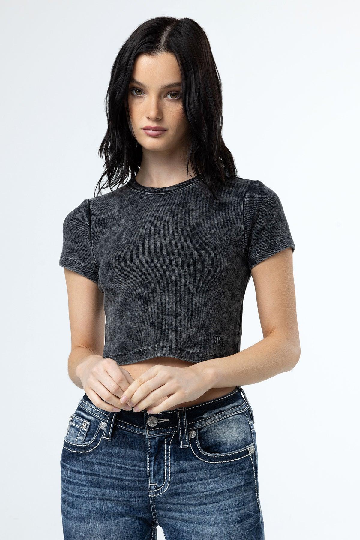 Subtle Wash Crop Tee Product Image