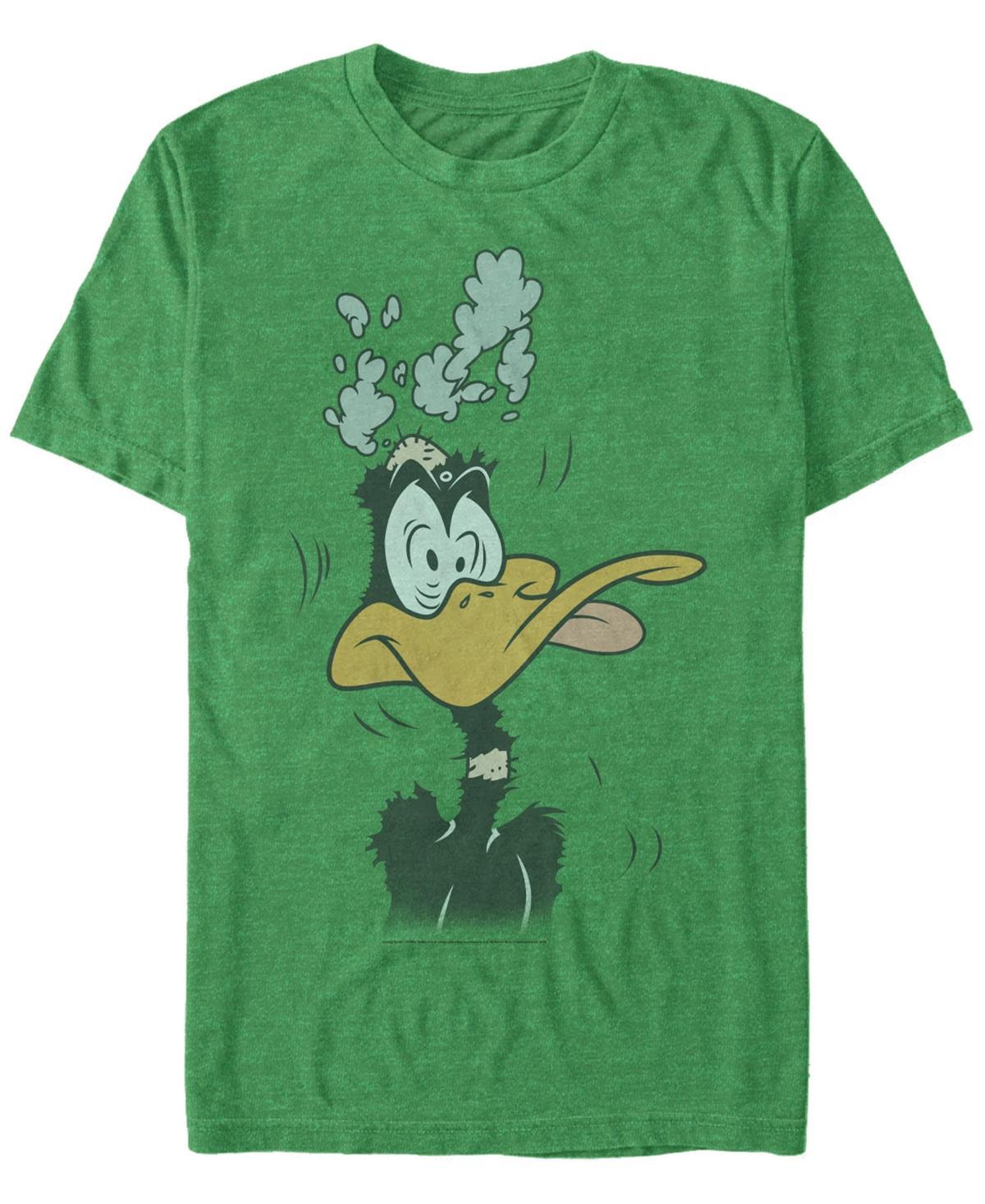 Mens Looney Tunes Daffy Duck Portrait Graphic Tee Kelly Grey Product Image