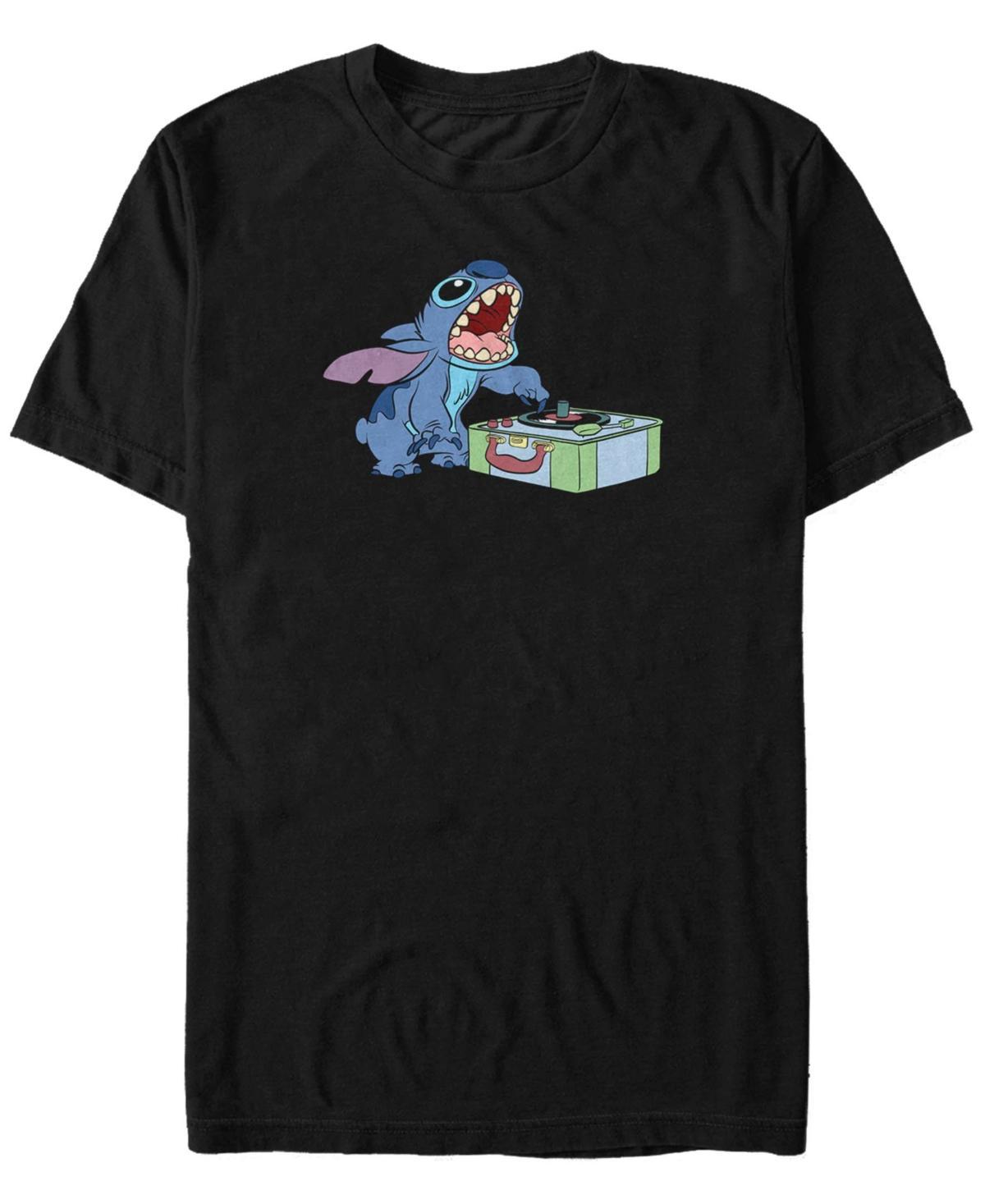 Mens Lilo & Stitch Dj Stitch Poster Tee Product Image