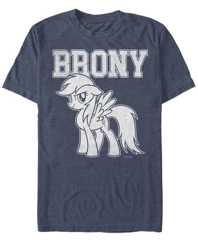 My Little Pony Mens Brony Graphic T-Shirt, Navy, Large Product Image