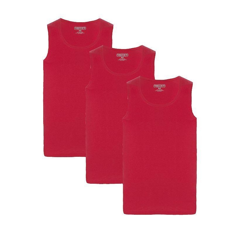 Smiths Workwear Mens Quick Dry Tank Tops 3-Pack , Medium - Mens Longsleeve Work Shirts at Academy Sports Product Image