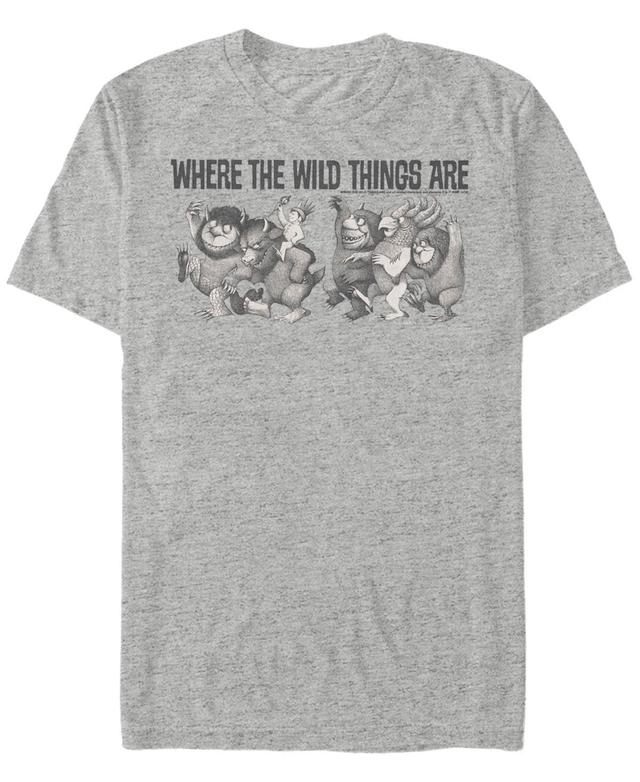 Mens Where The Wild Things Are Max Parade Title Tee Athletic Grey Product Image