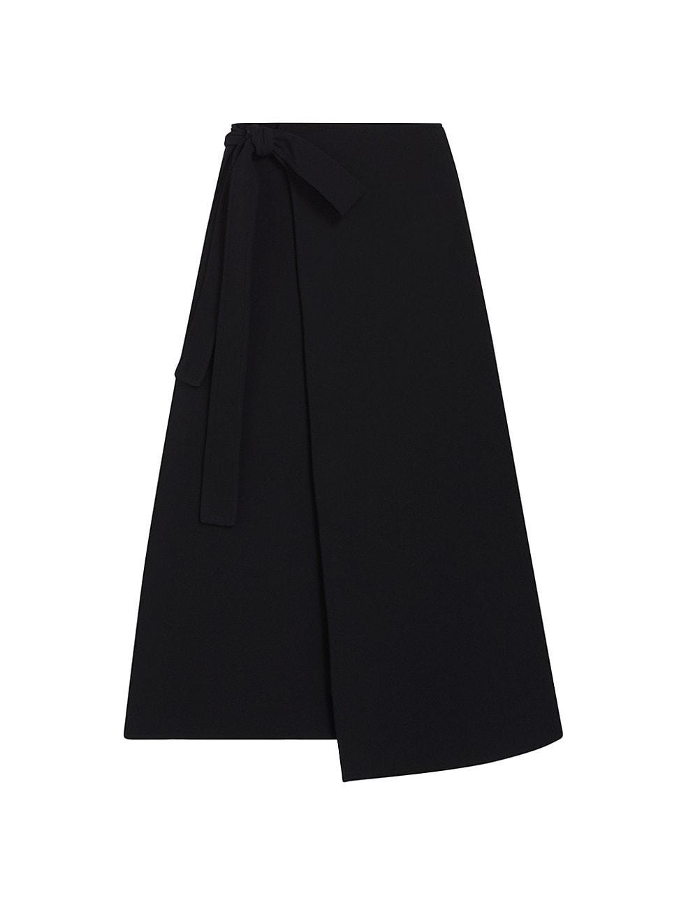 Womens Suiting Wrap Midi-Skirt Product Image