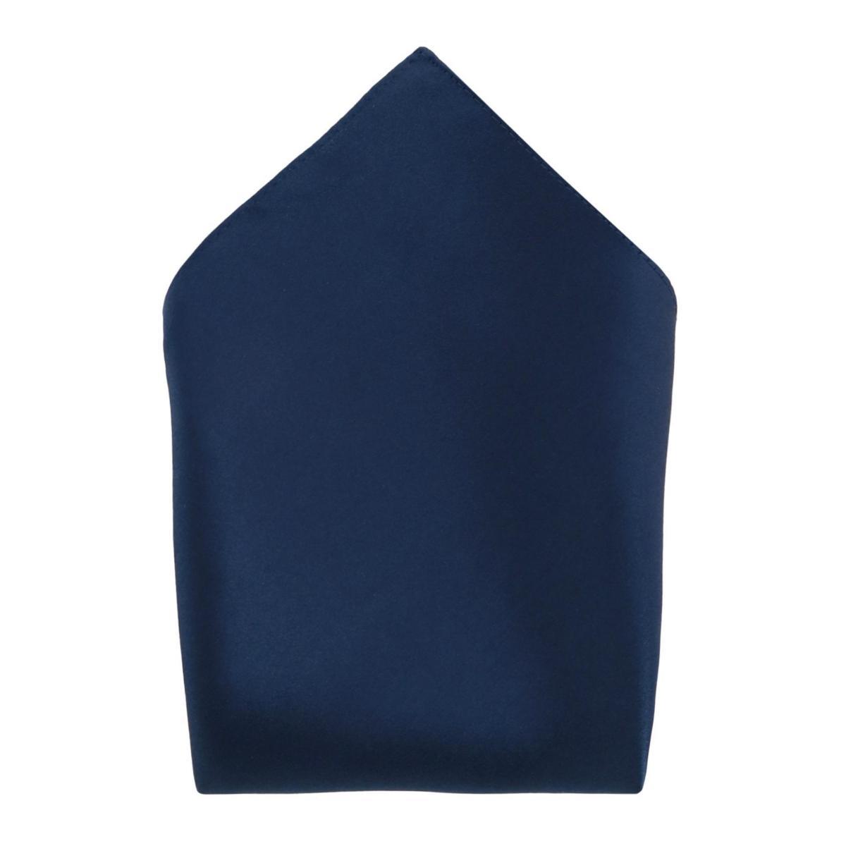 Trafalgar Mens Sutton Solid Color 13 Inch Silk Pocket Square Product Image