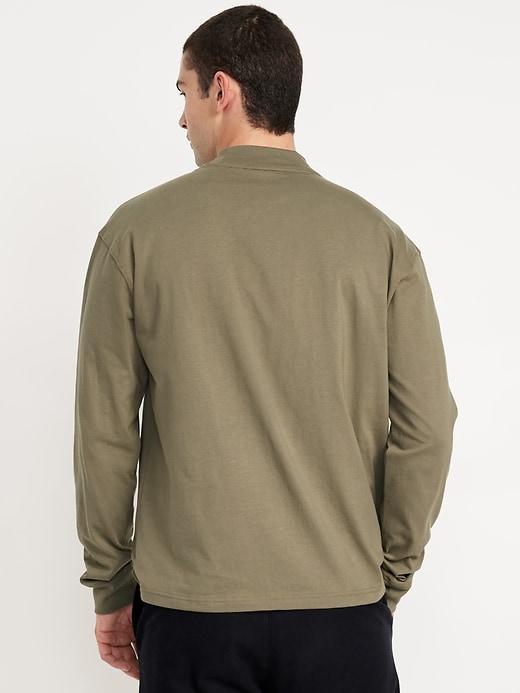 Heavyweight Mock-Neck T-Shirt Product Image