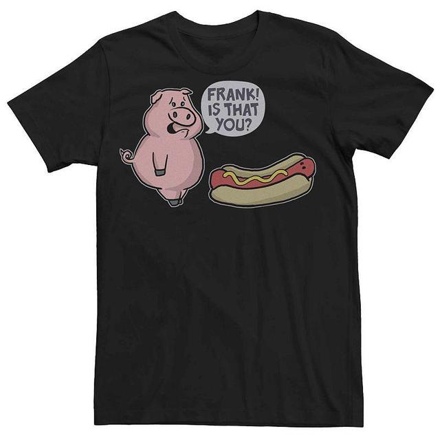 Mens Hot Dog Humor Graphic Tee Product Image