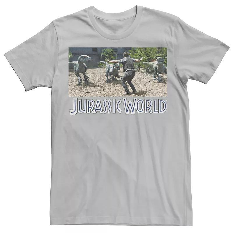 Mens Jurassic World Owen Raptor Pack Trainer Graphic Tee Product Image