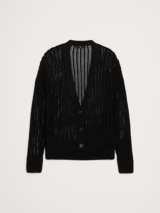 Oversized Cotton Cardigan Product Image