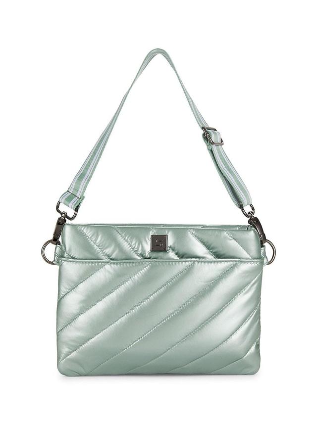 THINK ROYLN Diagonal Bum Bag 2.0 (Pearl/Seafom) Cross Body Handbags Product Image