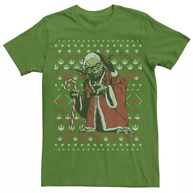 Mens Star Wars Santa Yoda Ugly Christmas Sweater Tee Product Image