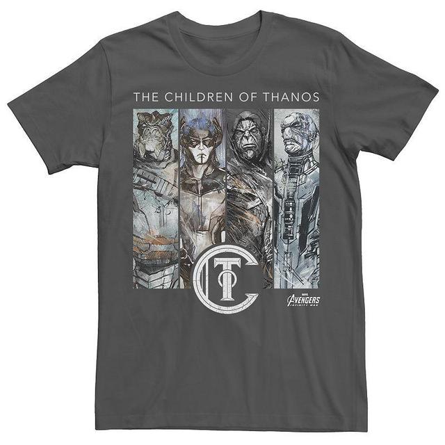 Mens Marvel Avengers Infinity War Children of Thanos Graphic Tee Grey Product Image