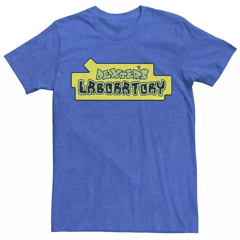 Mens Dexters Laboratory Original Logo Tee Athletic Grey Product Image