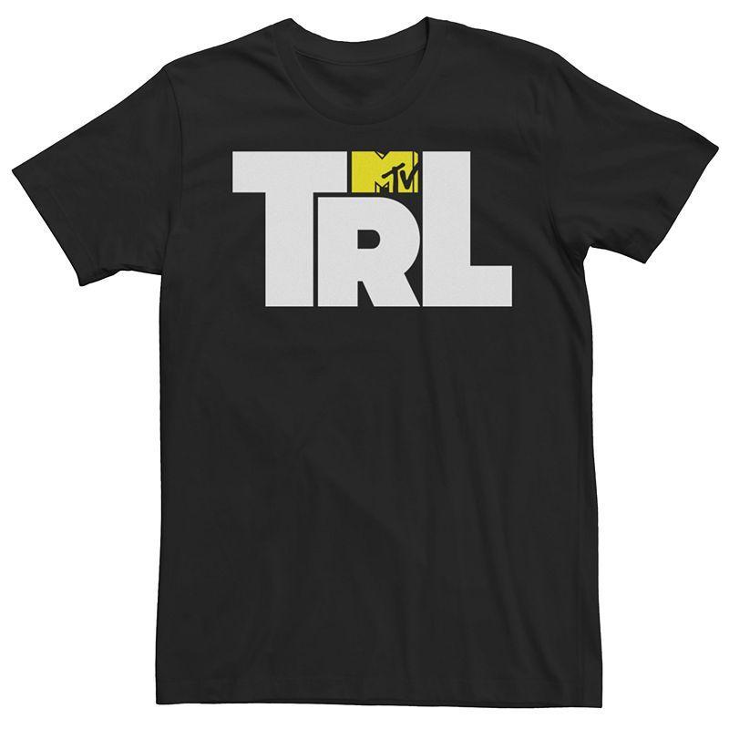 Mens MTV TRL Bold Logo Tee Black Product Image