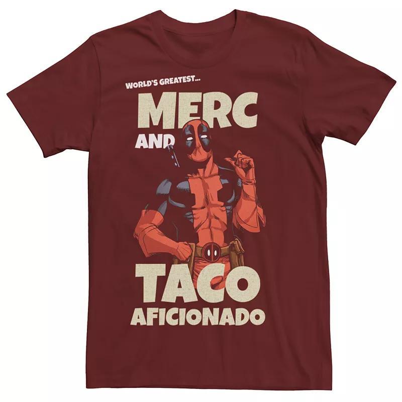 Mens Marvel Comics Deadpool Taco Aficionado Tee Product Image